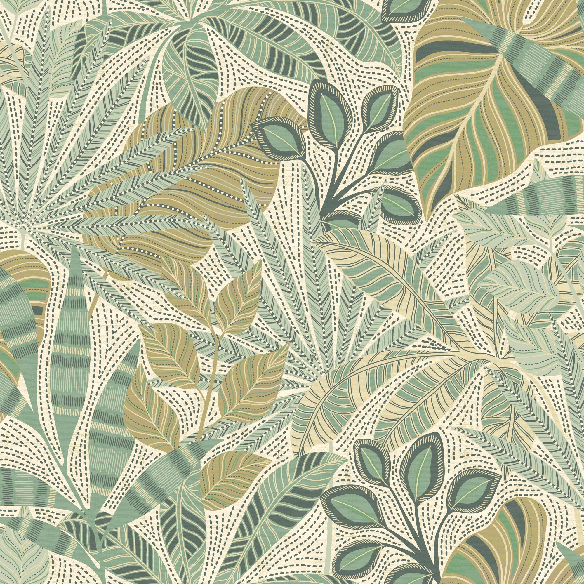 Kirra Leaf Wallpaper 100031eh By Esselle Home In Citrus Green